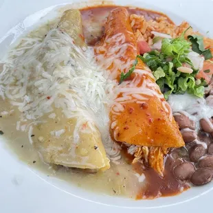 Green Chili Chicken Enchiladas
