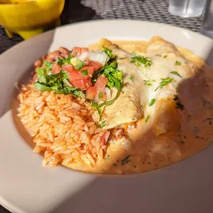 Shrimp Enchiladas