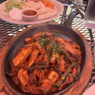 Mole Fajitas