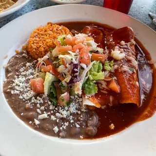 Cheese Enchiladas Plate
