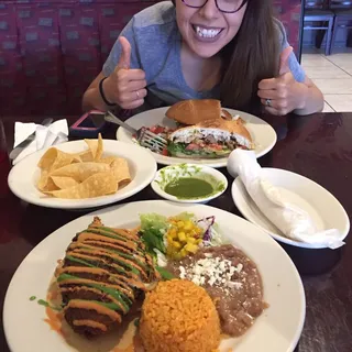 Seafood Chile Relleno Plate