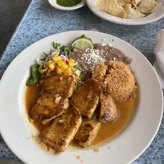 Seabass Filet al Mojo de Ajo, Diabla o Ranchero