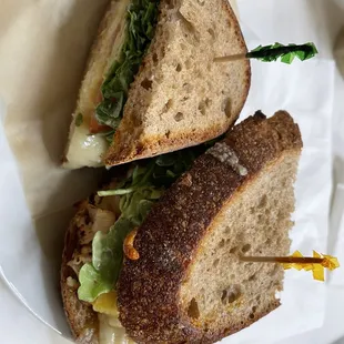 Egg sandwich with Turkey and avocado