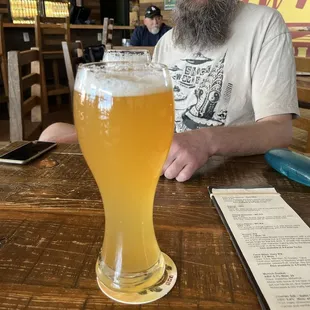 Hefeweizen--almost as good as the Tirol.