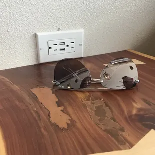 USB ports at every booth!!!