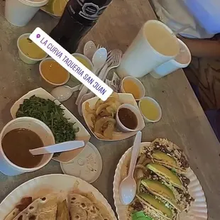 Gringas. Tacos rb. Coca mexicana. Pos sencilla  Papa Asada Sencilla Coca Mexicana