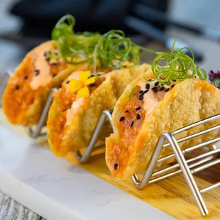 Salmon Taquitos