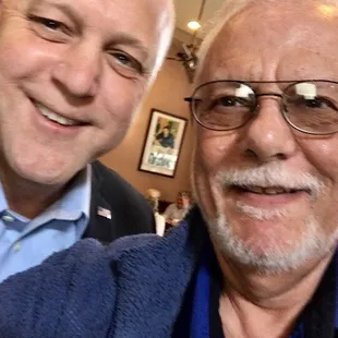 Fun with former Mayor MitchLandrieu