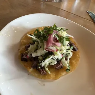 Carne asada taco