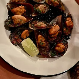 Roasted Mussels