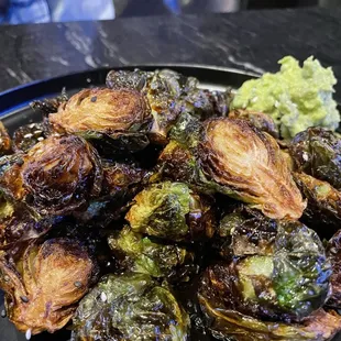 Brussels sprouts...nice sweet glaze 4/5