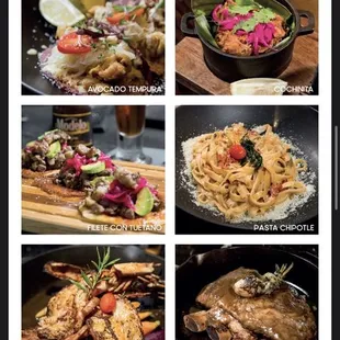 the menu