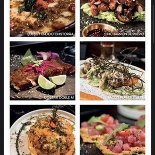 the menu