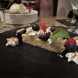 Dessert of the day: brown butter lemon bar