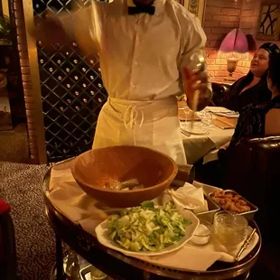 They make the Caesar right in front of you