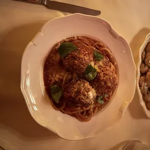 Spaghetti and Meatballs