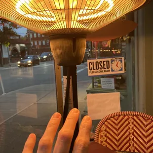 Tabletop heater!