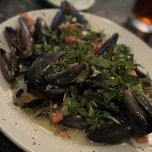 Mussels Sicily white wine