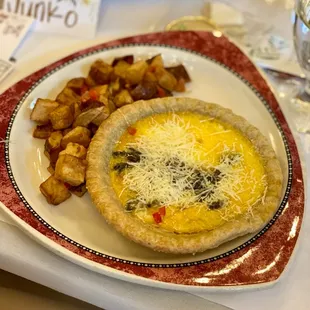 Quiche on Brunch Menu