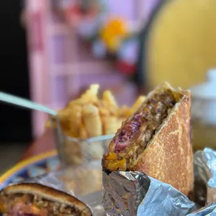 Beyond meat sandwich was delicious! And very filling!