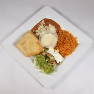 chimichanga meal