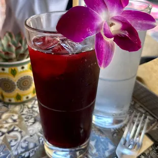 Agua fresca, jamaica (hibiscus)