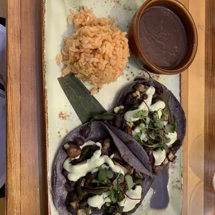 Beer Battered Portobello Tacos