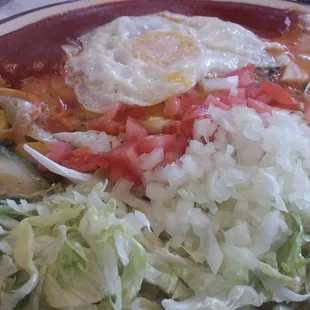 Enchilada plate