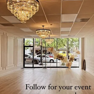 Intimate venue max capacity 50