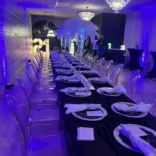 Custom lighting available