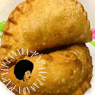 two empanadas on a plate