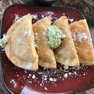 Empanadas and Avocado Crema