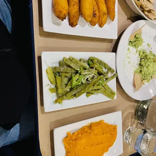 plates of food on a table