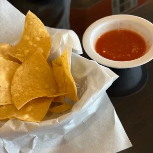 The chips and salsa are bomb