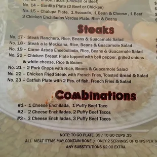 Menu 4.  Missing #16?