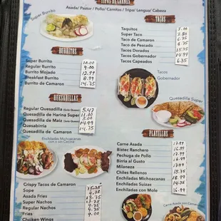 Menu page 2