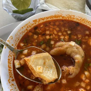 Menudo &amp; Homemade Tortillas
