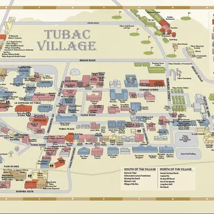 Map of Tubac