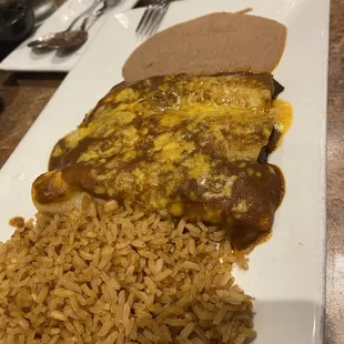 Beef Fajita Enchilada