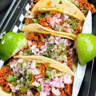 al pastor tacos ($2.99 each) | follow me @kristeatsfood on Instagram for more foodie content!