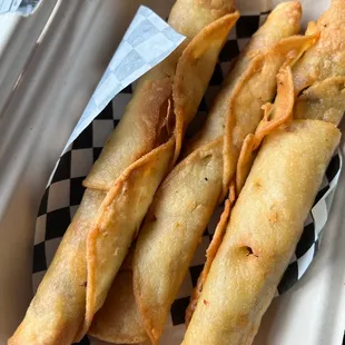 Flautas (the kids didn't want the toppings)