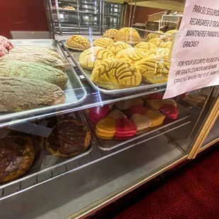 a variety of pastries