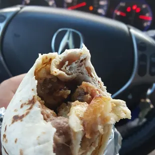 Good breakfast burrito order over phone got their and it was ready BOMB