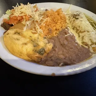 2. Chile Relleno, Enchilada and Taco Combo