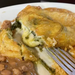 Chile relleno delicious cheesiness!