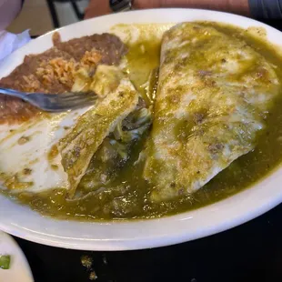 Chile Verde Quesadilla