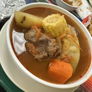 a bowl of beef stew