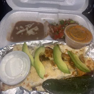 Carne asada quesadilla