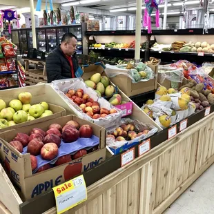 a man in a grocery store