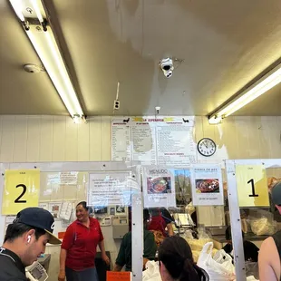 customers at counter